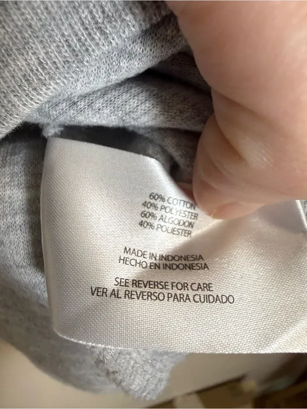 Orvis Gray Zip Up Sweater with Patterned Collar - Image 12