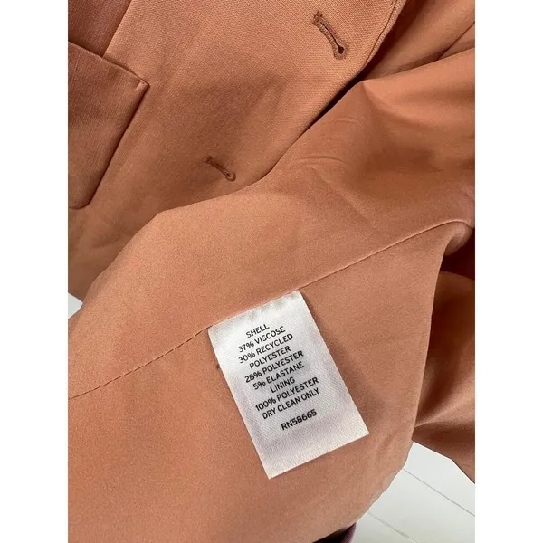 Nordstrom Two Button Notched Lapel Front Pockets Blazer Jacket Sz M Relaxed Fit - Image 10