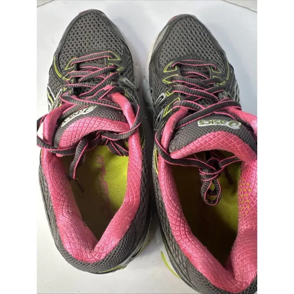 ASICS Gel GT-2170 Women’s Size 7.5 Gray Pink Lime Running Shoes T256N - Image 6