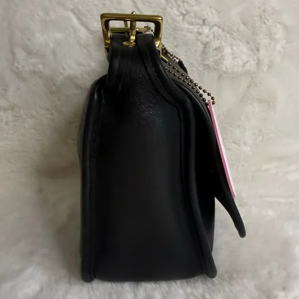 Vintage Coach Legacy 9965 Black Small Flap Bag - Image 5