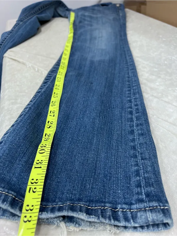 Miss Me bootcut Star-Embellished Jeans Designer Americana 4th of July size 28 - Image 11