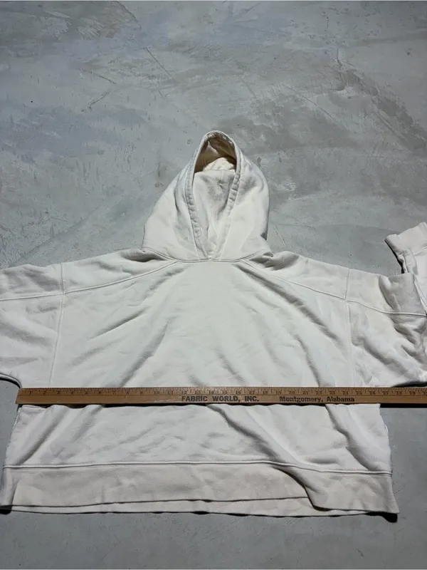 nuuds cropped Pullover Hoodie cream XL - Image 5