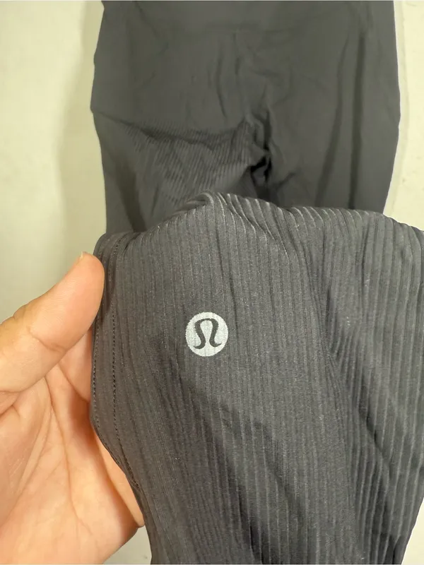 Lululemon Base Pace High Rise Tight 23" Ribbed Nulux Size 4 - Image 7
