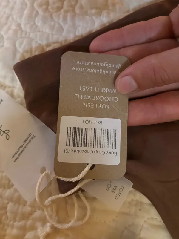 Indigo Luna Boxy Bra Brown - Image 5