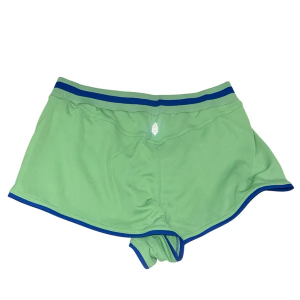 NWOT Free People Movement Green Blue Combo Prep In Your Step Active Shorts M - Image 3