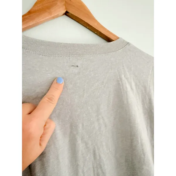 Madewell | NWT Northside Vintage Tee Light Heather Grey Short Sleeve | Sz L - Image 10