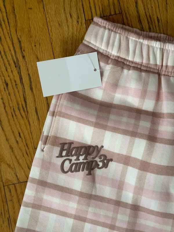 🩷 Happy Camp3r Plaid Flannel Sweatpants 🩷 BRAND NEW - Image 2