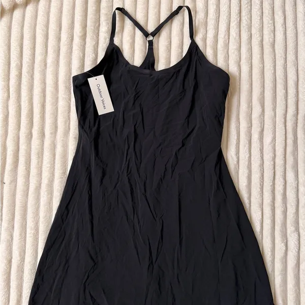 Outdoor Voices The Exercise Dress Black Size S Built-In Shorts NWT - Image 2