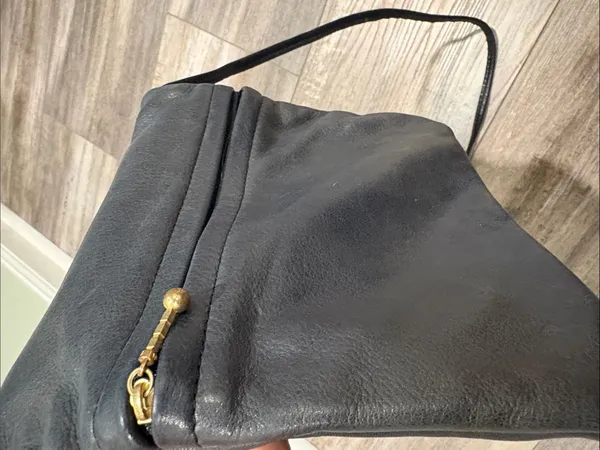 Blue Leather Bag - Image 5