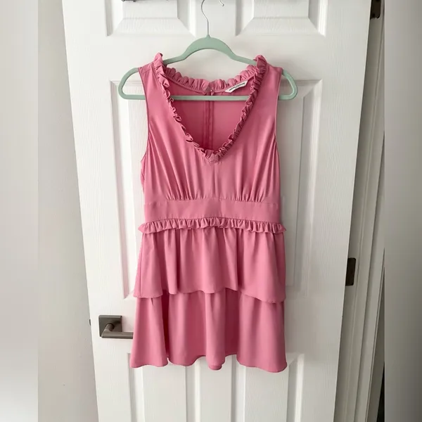 Revolve Amanda Uprichard Moneta Dress in‎ Bloom Pink NWT size Medium - Image 11
