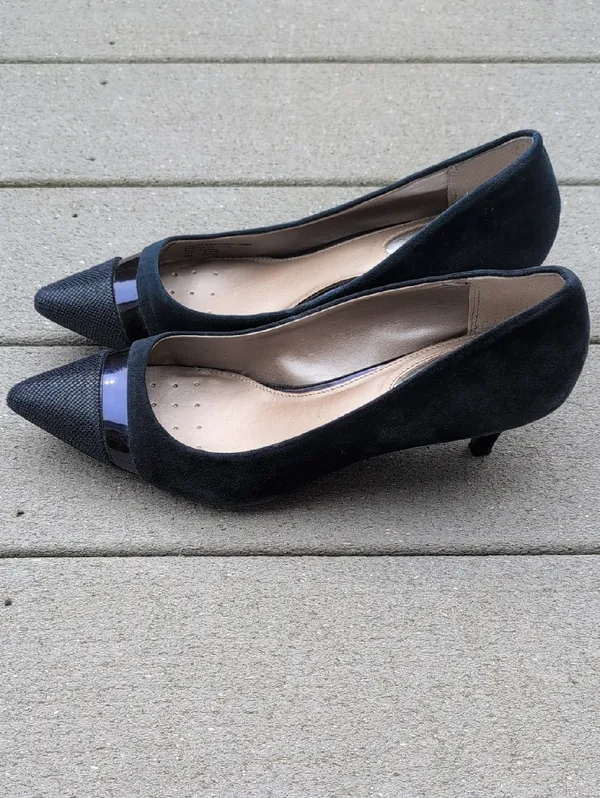 Alfani Kitten Heel Suede Pumps - Image 4
