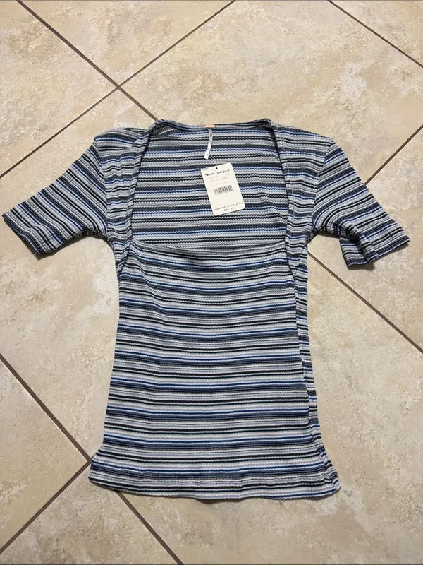Free people Striped Square-Neck XS - Image 2