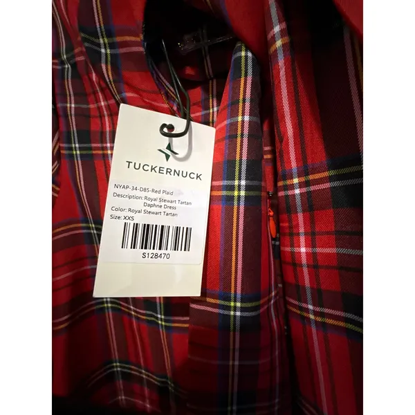 Tuckernuck ROYAL STEWART TARTAN DAPHNE DRESS Size XXS - Image 9