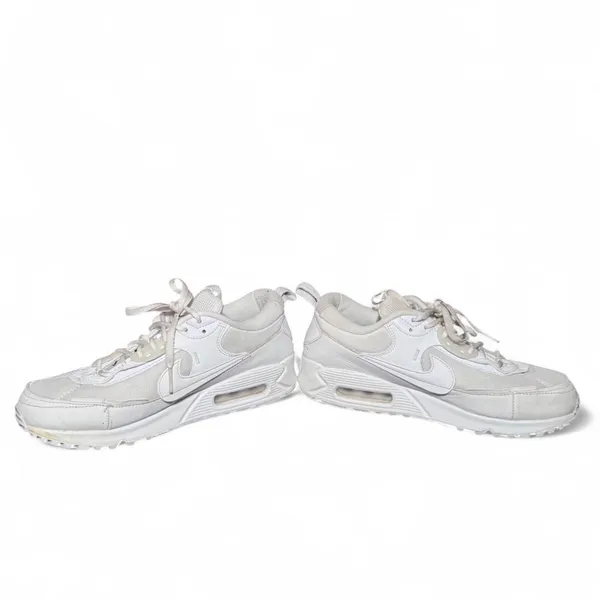 Nike Air Max 90 Futura Triple White Womens Size 8 Sneakers DM9922-101 - Image 3