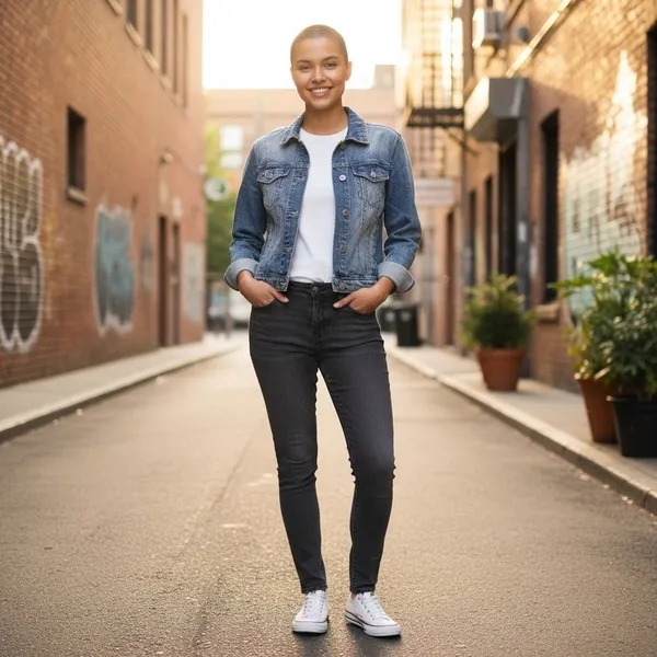 Arizona Jean Co. Stylish Denim Jacket Retro - Image 7