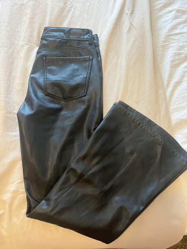 Vegan Leather Pants - Image 2