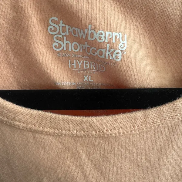 Hybrid Apparel Peach Strawberry Shortcake Tee - Image 3