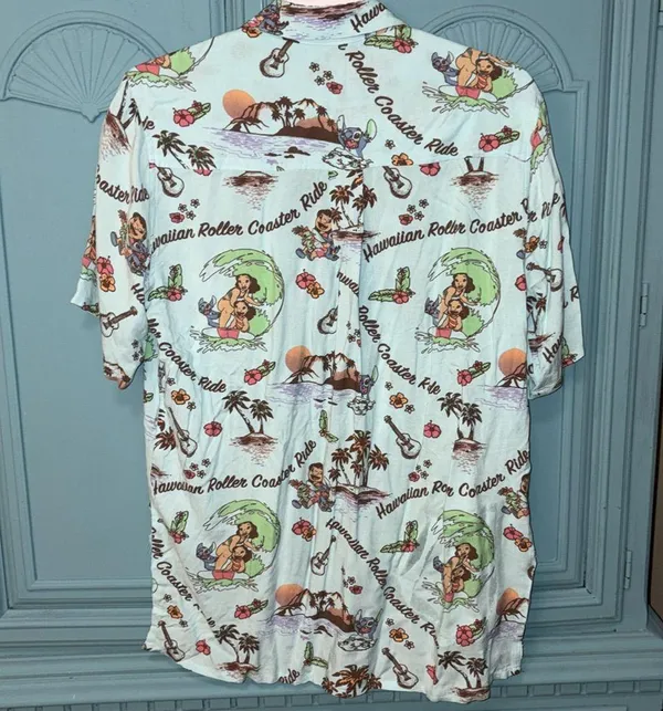Lilo & Stich NWOT project piece Hawaiian shirt- S/M - Image 2