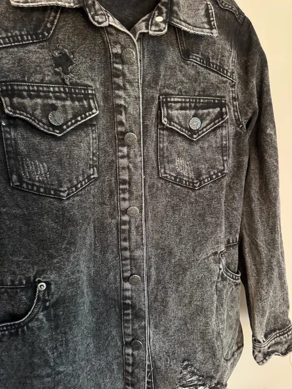 BKE Denim Jacket Oversized - Image 5