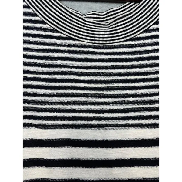 Maeve‎ Anthropologie XS Striped Dress Black & White - Image 2