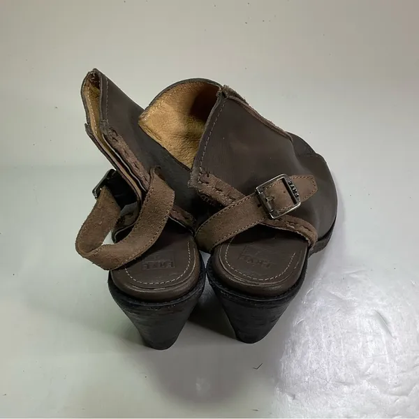 Frye Izzy Artisan Slingback Heeled Sandals Size‎ 7 - Image 4