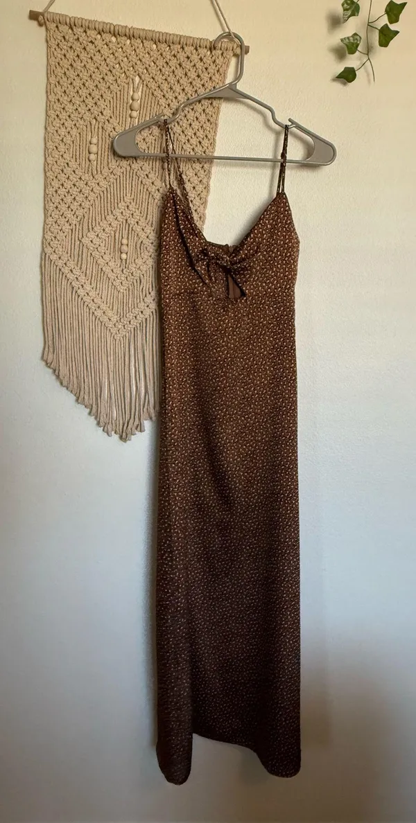 Cheetah maxi dress Brown - Image 2
