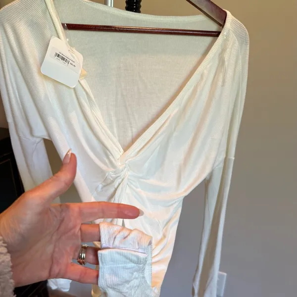 Off-White Cream Bodysuit - Image 2