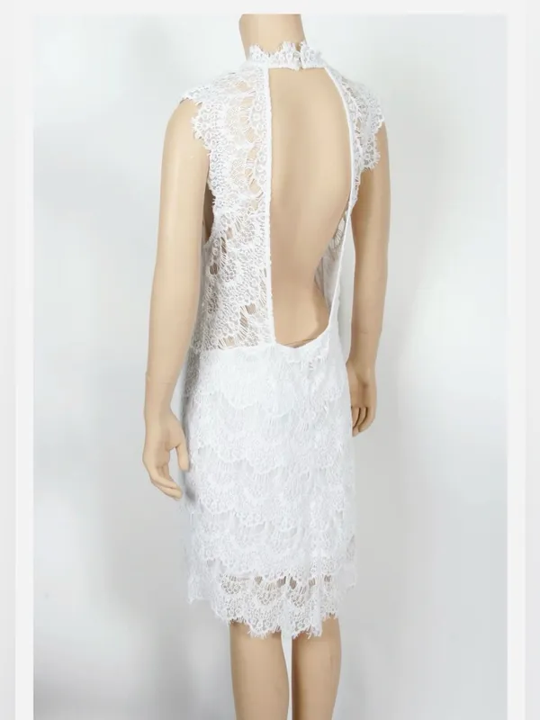 NWT intimately‎ Free People daydream lace minidress white size medium - Image 2