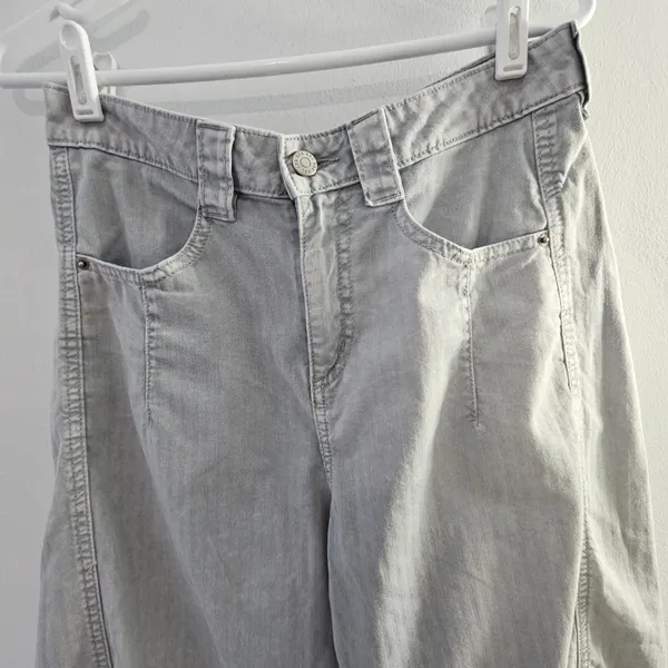 BDG Urban Outfitters Grey Baggy Denim Pants Size 4 - Image 5