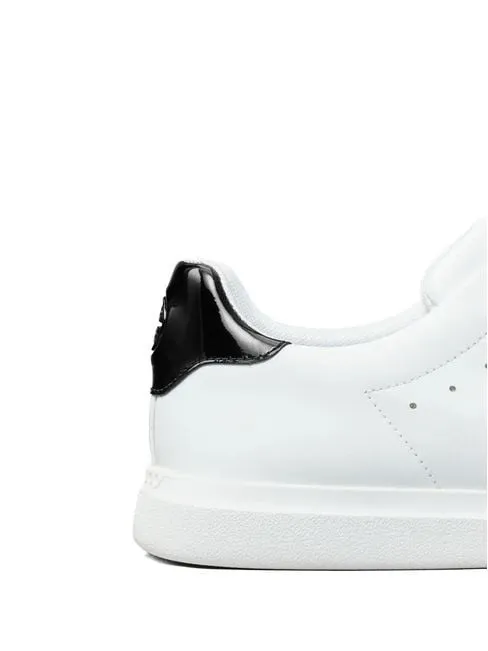 Tory Burch Howell Court leather sneakers Gold Logo Back White 8 - Image 12