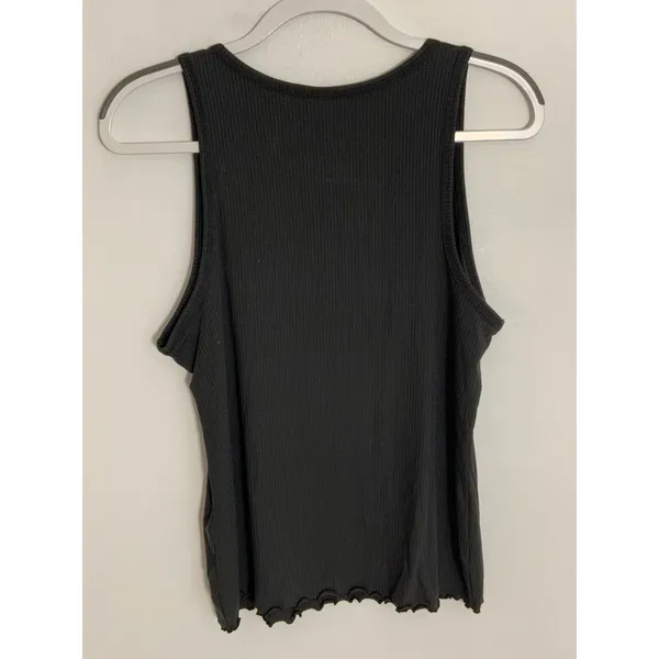 Patagonia Grey Ribbed‎ Tanks Women's size Large - Image 4