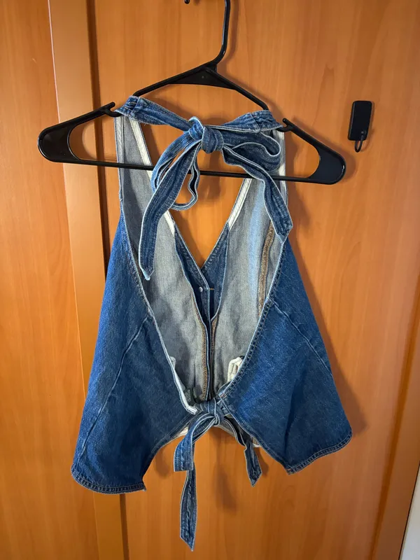 Wild Fable Denim Vest Halter Top - Image 2