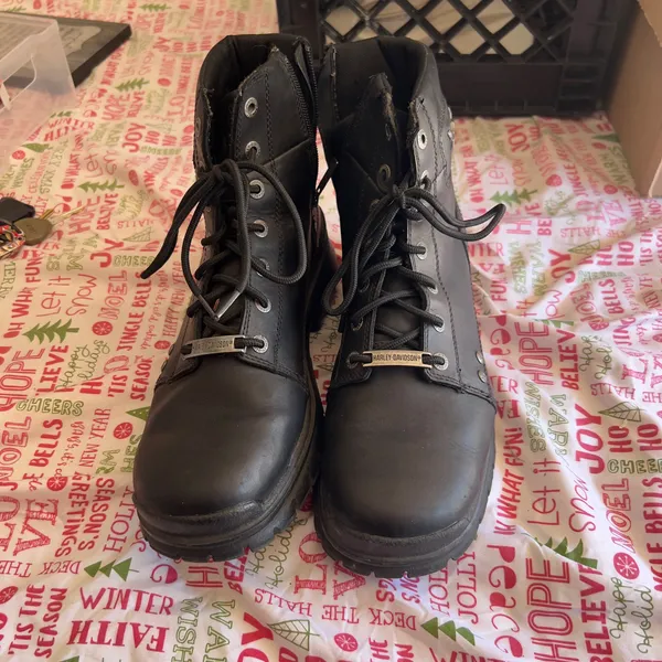 Harley-Davidson Men’s 10 Biker Boots - Image 3