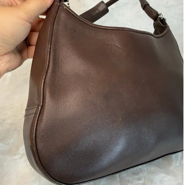 Vintage Coach y2k 2002 Legacy Hobo Mahogany Bag - Image 5