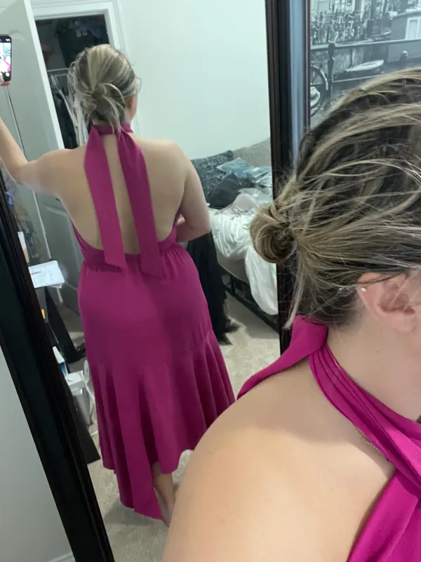 Cross Midi Dress - Image 2