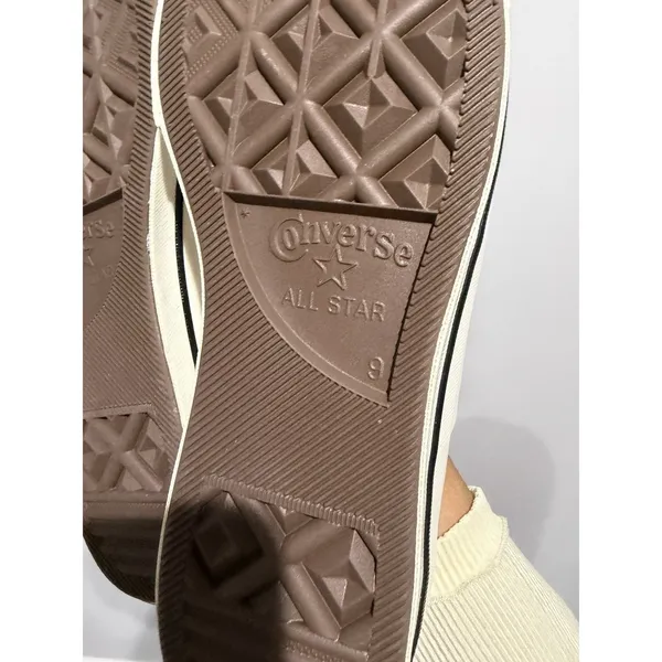 NWOB Converse Chuck 70 Mule Canvas Sneakers - Foundation Egret Sz W11 M9 L - Image 7
