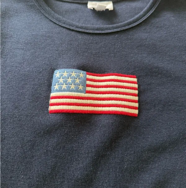 These Three Boutique American Flag Tee - Image 5