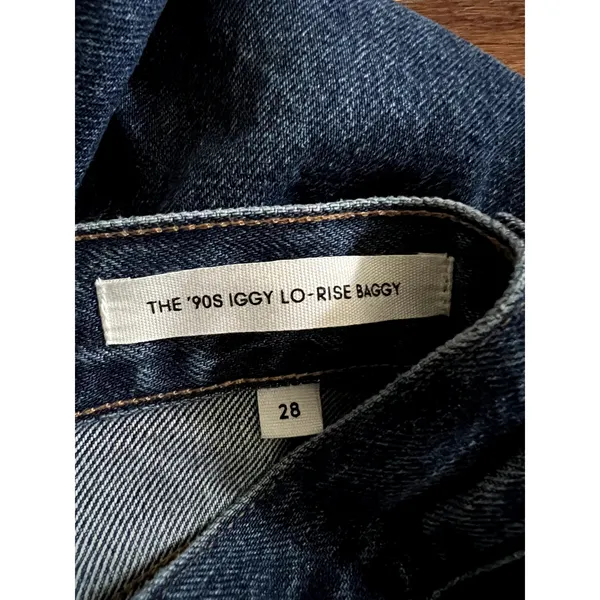 Dress Forum Denim Forum Aritzia The 90s Iggy Lo-Rise Baggy Jeans Size 28 Blue DR - Image 7