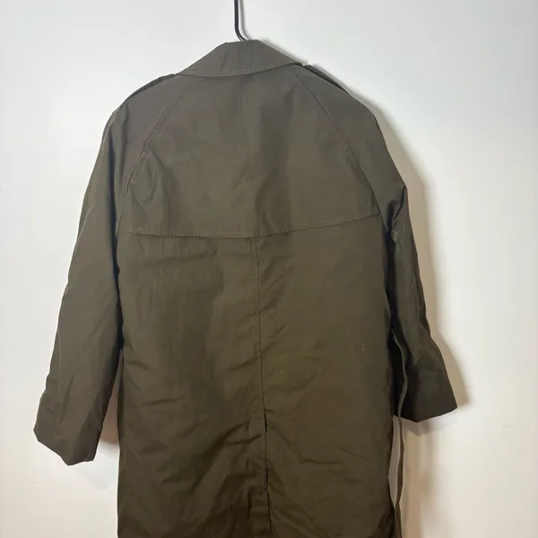 US Army All Weather Trench Coat Green AGSU 14R Fechheimer American Apparel - Image 11
