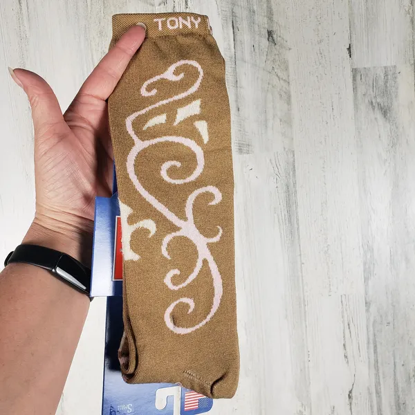NWT Justin Boots Fashion Cushioned Sole Over The Calf Socks Women's Size Small - Image 8