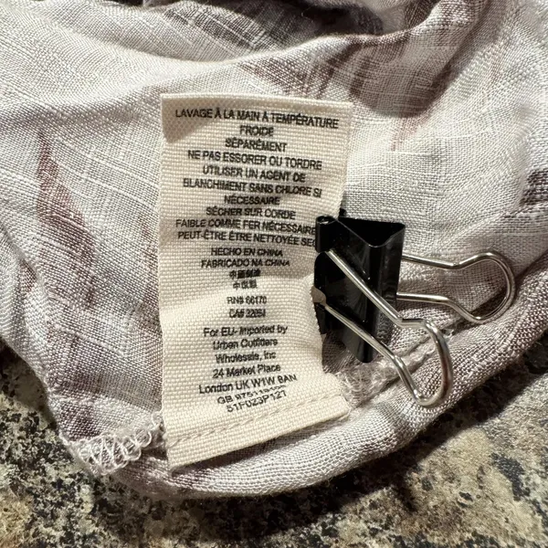 Free People Pants Wide Leg High Rise Harem Cottage Boho Culotte Tropical‎ Small - Image 6