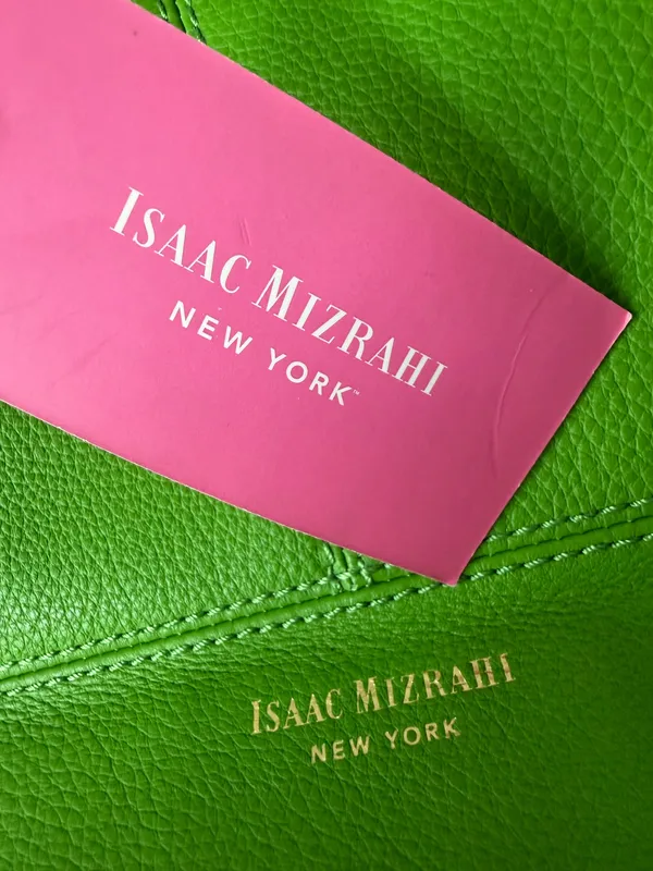 Isaac Mizrahi Lime Green Tote (Discontinued) - Image 2