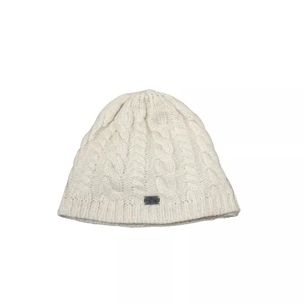 The North Face Spell Out Wool Cable Knit Beanie Hat Chunky Winter Cap - Image 2