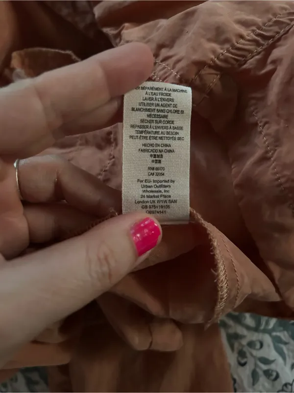 Free People The Lea Jacket Double Breasted Women's cupro lightweight pink - Image 8