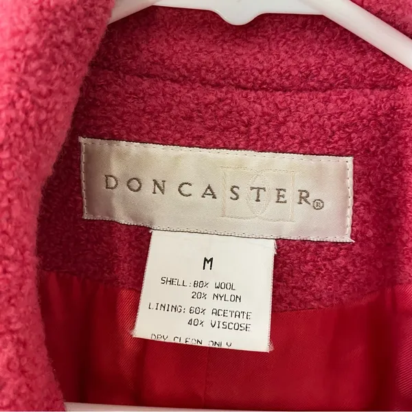 VINTAGE DONCASTER Longline Wool Coat - Image 5