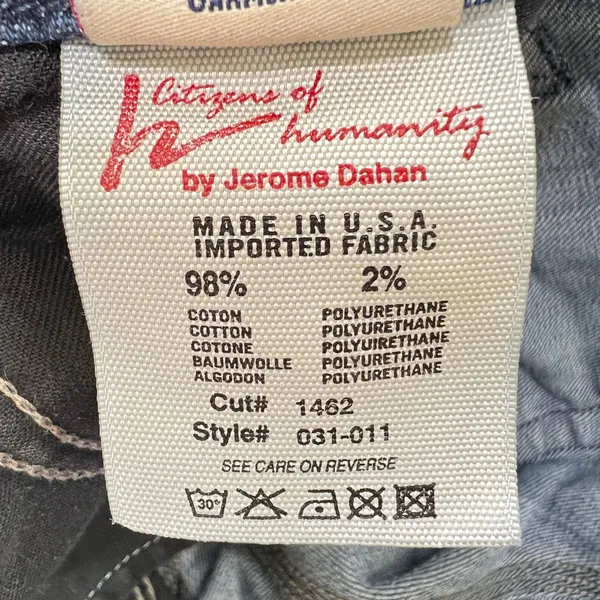 Citizens of Humanity Bootcut Jeans Women 31 Made USA‎ Vintage Denim Jerome Dahan - Image 5