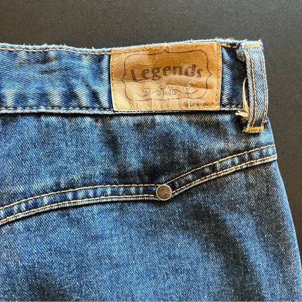 Lawman Legends Star intarsia Vintage Jeans, medium wash denim, size 13/14 - Image 13