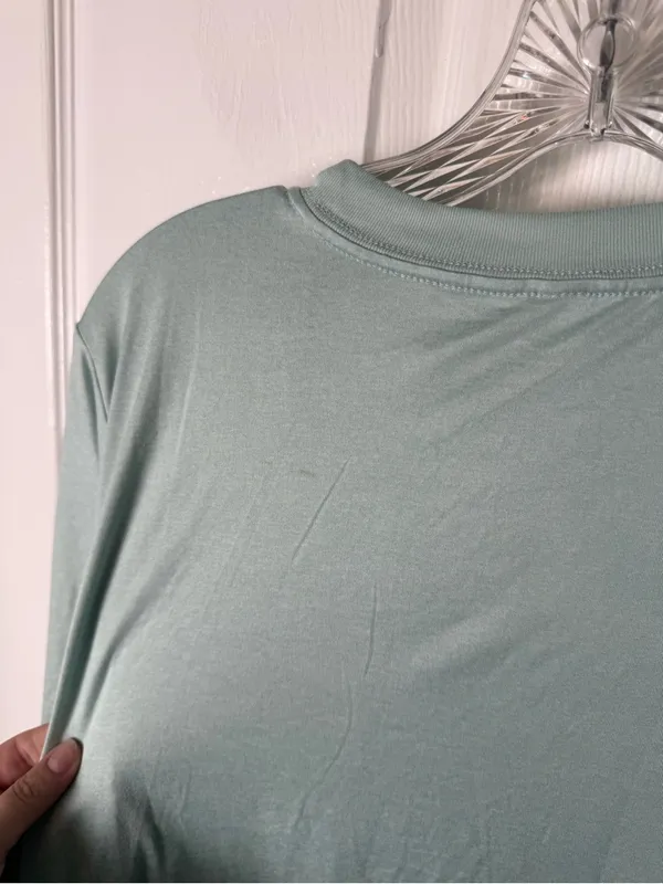 Vuori Daydream Crew in Spearmint Heather XL - Image 4