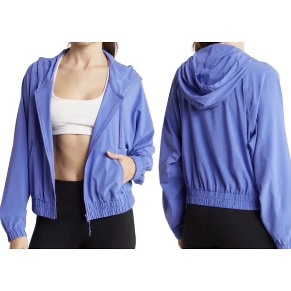 Z‎ By Zella Women's Full Zip Lightweight Hoodie Jacket Purple Size XS Athleisure - Image 2