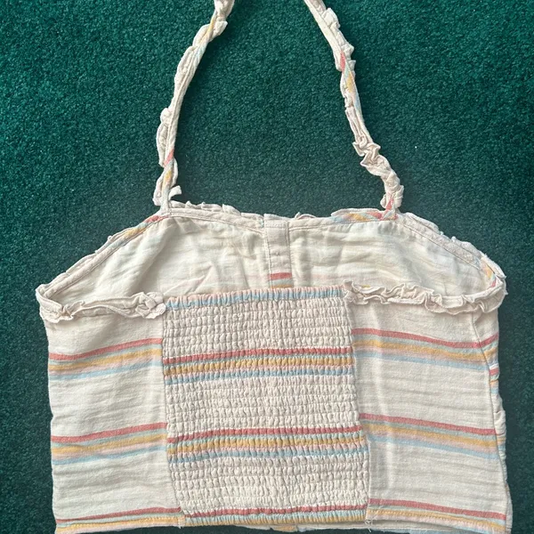 American Eagle Outfitters Multicolor Striped halter Top size medium - Image 3